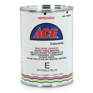 Ace Paint Colorant E Phthalo Blue 1qt Ace Paint Colorant E Phthalo Blue 1qt